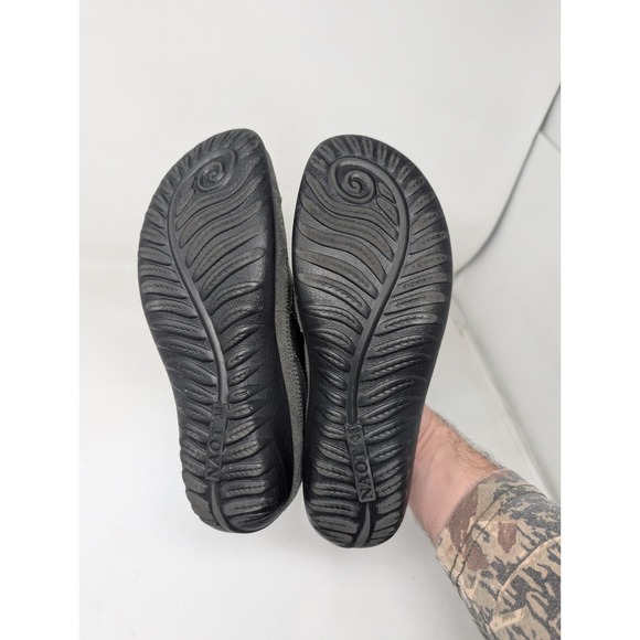 Naot Womens Sz 7/7.5 EU 38 Gray Suede Leather Kirei Mary Jane Shoes Comfort - Picture 6 of 7